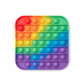 Rainbow colorful Pop It silicone fidget toy